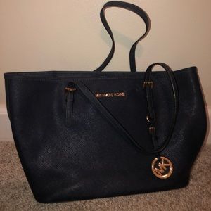 Navy Michael Kors Purse